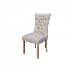 Verona Linen Beige Dining Chair